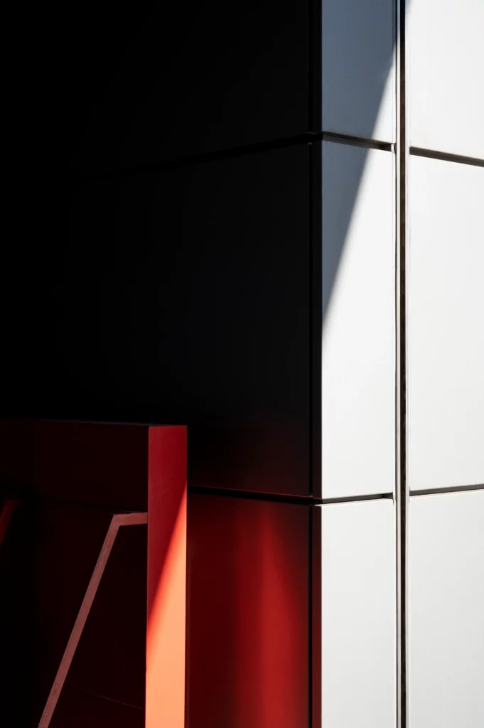 sombras abstratas edificio da cidade